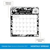 Blue Sky 2027 Monthly Desk Calendar with Easel Stand, 6.06″ x 6.38″ Fabiana