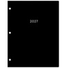 Blue Sky 2027 Monthly Planner Calendar, 8.5″x11″, Solid Black(Solid Black- 2027)