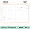 Blue Sky Day Designer 2027 Monthly Planner, 8.5″x11″, Secret Garden Mint(Secret Garden Mint- 2026)