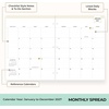 Blue Sky Day Designer 2027 Monthly Planner, 8.5″x11″, Secret Garden Mint(Secret Garden Mint- 2027)