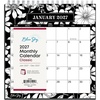 Blue Sky 2027 Monthly Desk Calendar with Easel Stand, 6.06″ x 6.38″ Fabiana