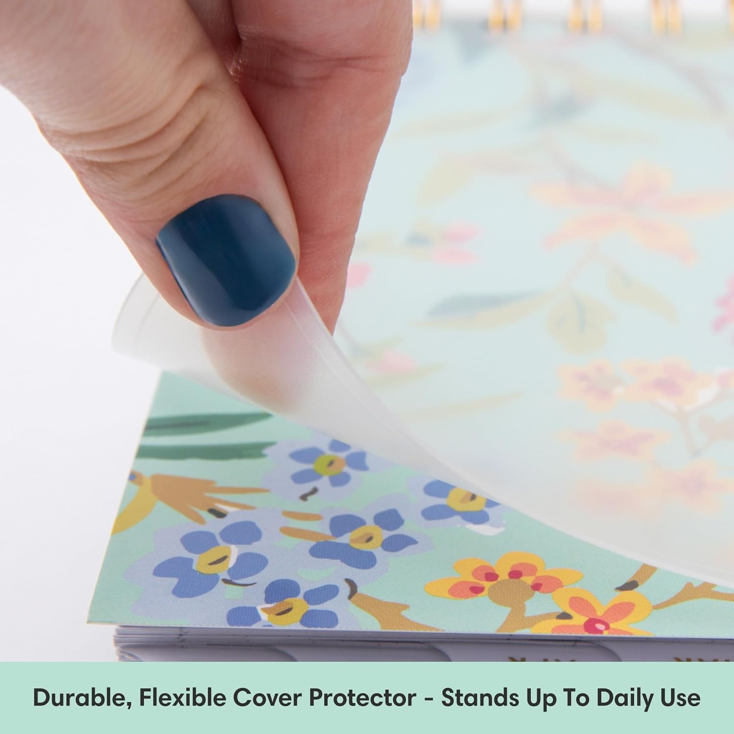 image:imageBlue Sky Day Designer 2027 Monthly Planner 8x10 Climbing Floral MintClimbing Floral Mint 2027