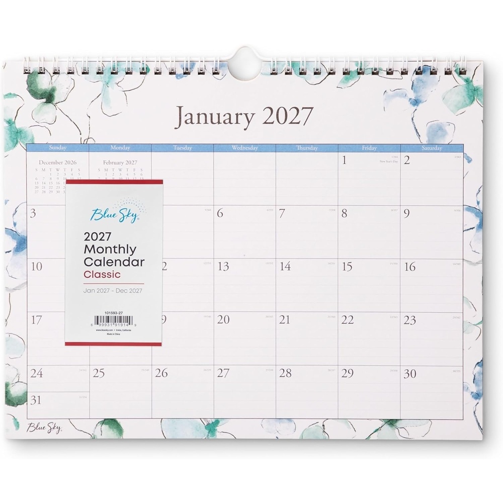 image:imageBlue Sky 2027 Monthly Wall Calendar 11x875 LindleyLindley 2027