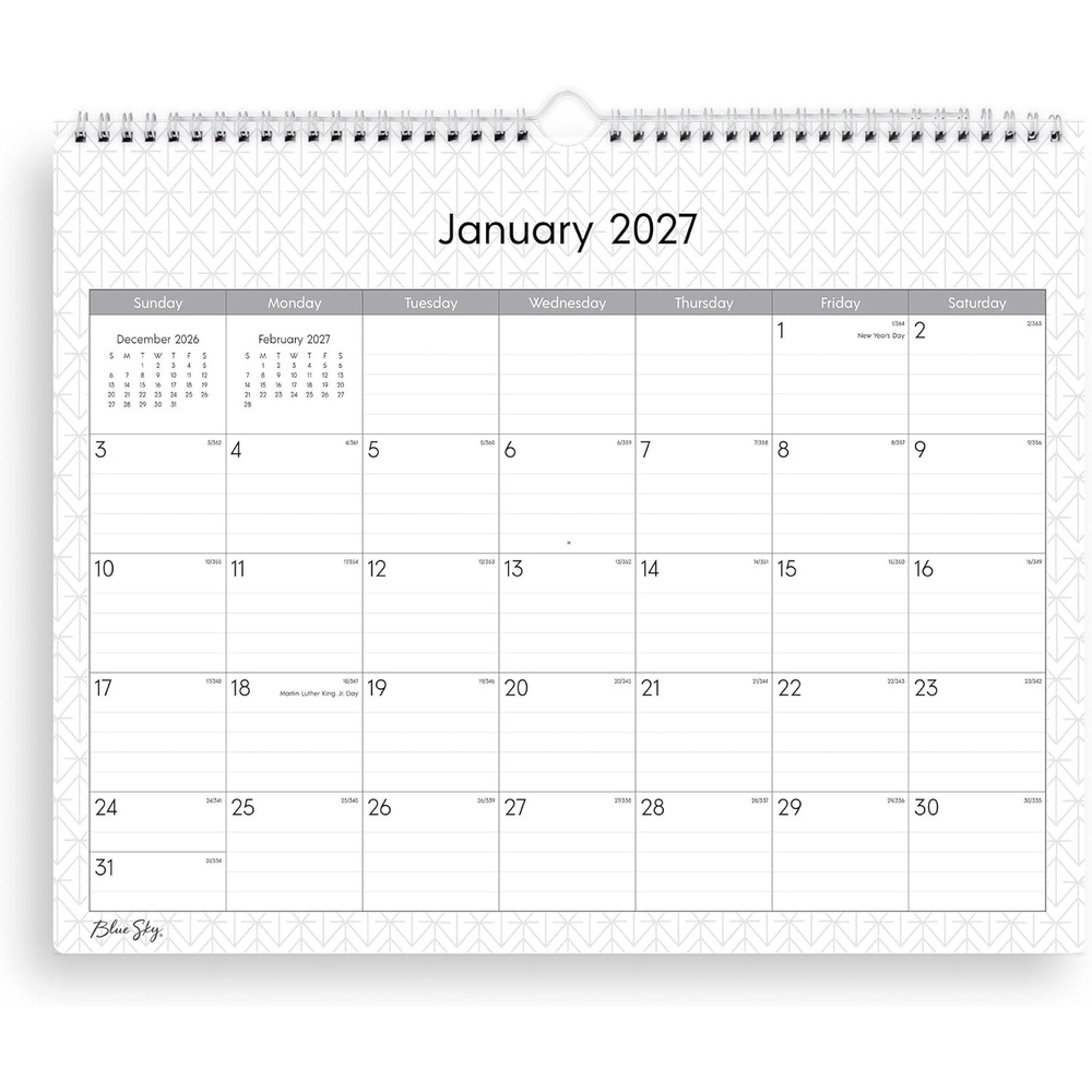image:imageBlue Sky 2027 Monthly Wall Calendar 15x12 EnterpriseEnterprise 2027