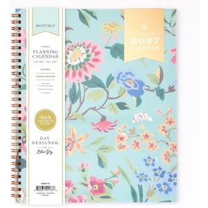 Blue Sky Day Designer 2027 Monthly Planner 8″x10″, Climbing Floral Mint(Climbing Floral Mint- 2027)