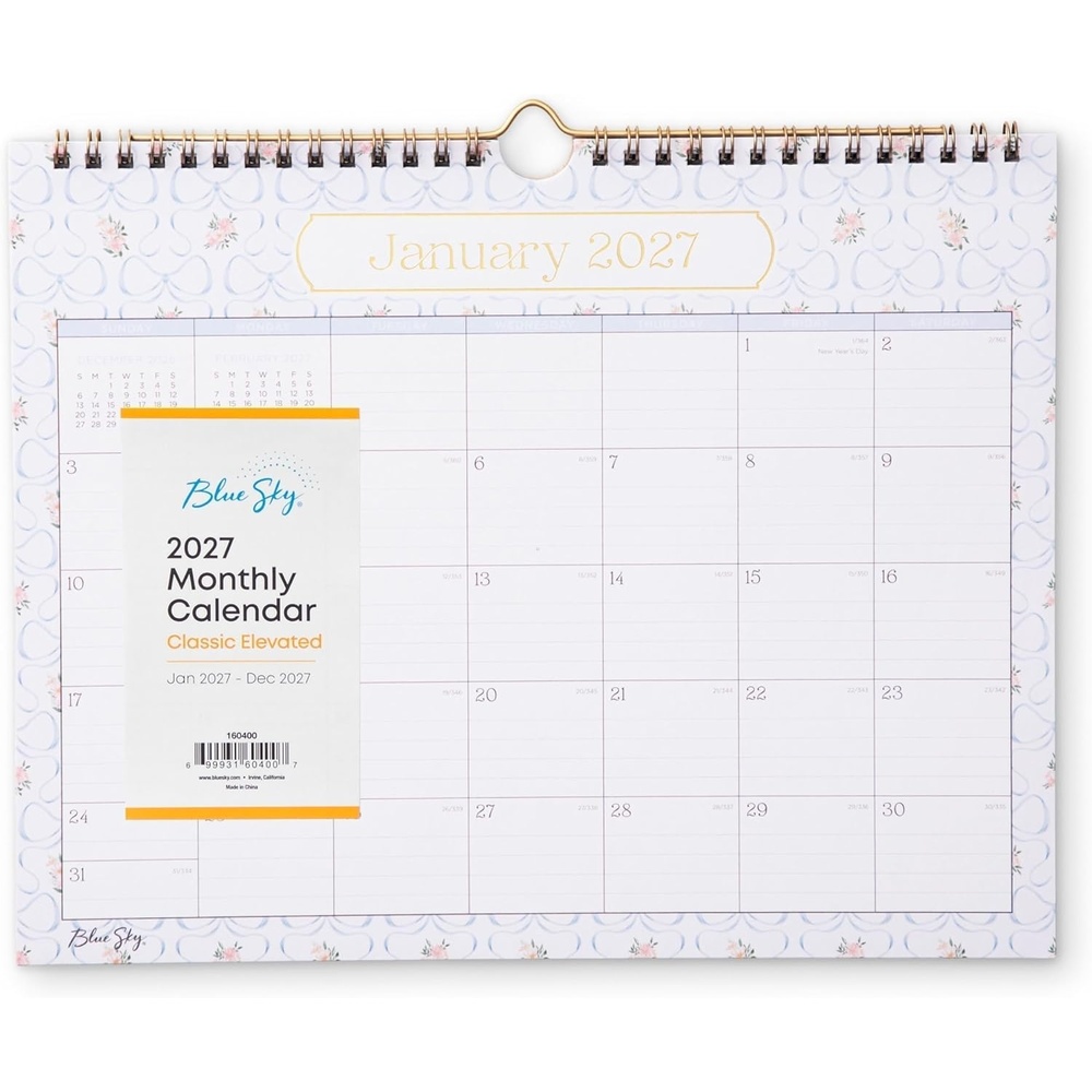 image:imageBlue Sky 2027 Monthly Wall Calendar 11x875 ElenoraElenora 2027