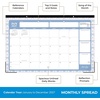 Blue Sky 2027 Monthly Desk Pad Calendar, 17″x11″, Clarice