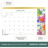 Blue Sky 2027 Monthly Desk Pad Planner Calendar, 17″x11″, Spring Bouquet