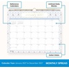 Blue Sky 2027 Monthly Wall Calendar, 11″x8.75″, Elenora(Elenora- 2027)